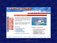 Tablet Screenshot of cancunfishing.com
